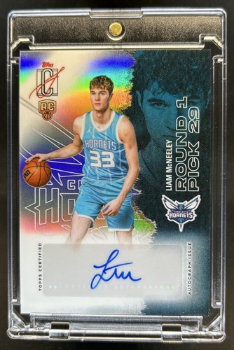 2025-26 Topps Signature Class Liam McNeeley Chrome Auto RC #RCC-LM Rookie