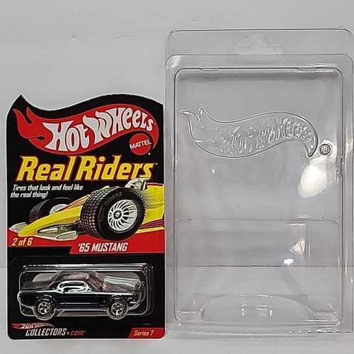 2007 Hot Wheels Real Riders Series 7 MOC Dark Blue '65 Ford Mustang 2 Of 6 - Picture 6 of 6