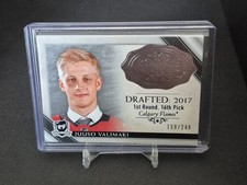 2018-19 UD THE CUP JUUSO VALIMAKI 2019-JV  ROOKIE CLASS /249