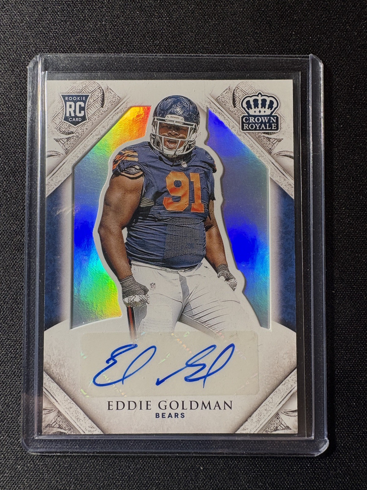 Eddie Goldman Panini Crown Royale #152 Autograph
