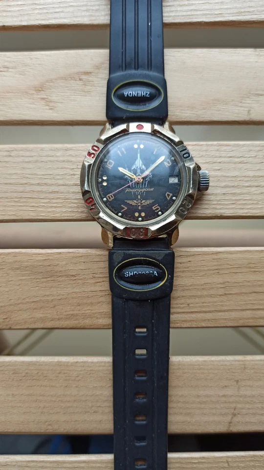 Reloj avión vintage vostok komandirskie urss Foto 3 de 4