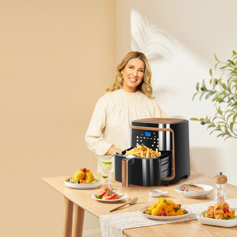 Friggitrice ad aria 7 litri Wi-Fi Smart 1900W foto 4
