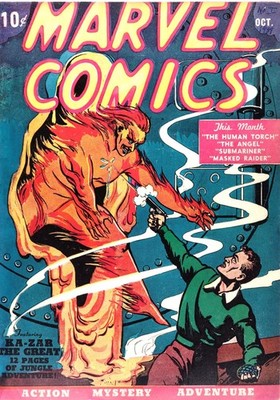 Marvel Comics #1 (October Date Cover Variant) Photocopy Comic Book