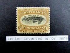 nystamps Dominican Republic Stamp MNH Center Inverted Error Rare €210 A10y2054