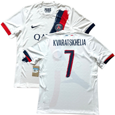 2024/25 PSG Away Jersey #7 Kvaratskhelia Medium Nike Paris Saint