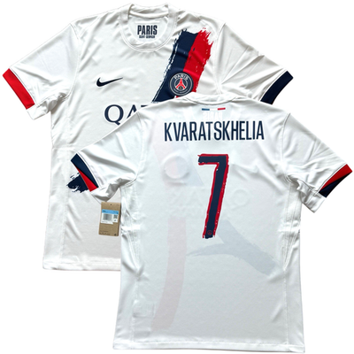 2024/25 PSG Away Jersey #7 Kvaratskhelia Medium Nike Paris Saint