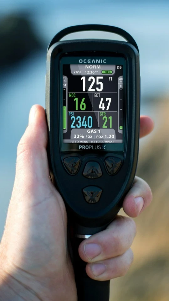 BRANDNEU PERFEKT IM KARTON Oceanic Pro Plus X PPX Konsole mit QD Schlauch & Kompass