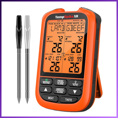 Kabelloses Fleischthermometer 300M Digital mit 2 Proben für BBQ