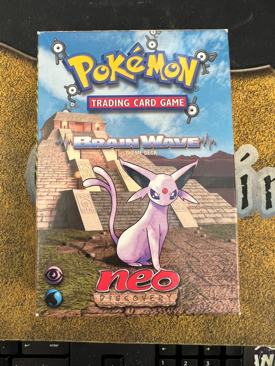 未使用品 Pokémon Theme Deck ポケモンカード Pokemon OPENED Neo Discovery Brain Wave Theme Deck! GREAT
