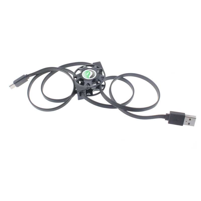 For iPhone 16/17/Pro/Max/Air- USB Cable Retractable Type-C Charger Power Cord