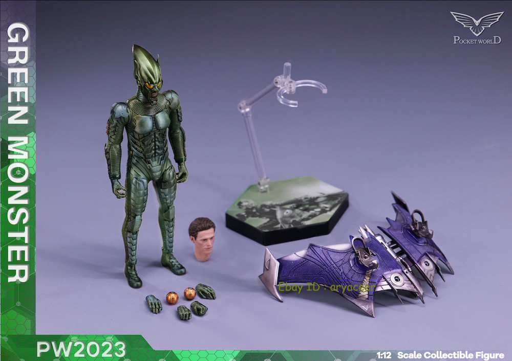 PWTOYS Pocket World PW2023 Green Goblin 1.0 Ver 1/12 Action Figure