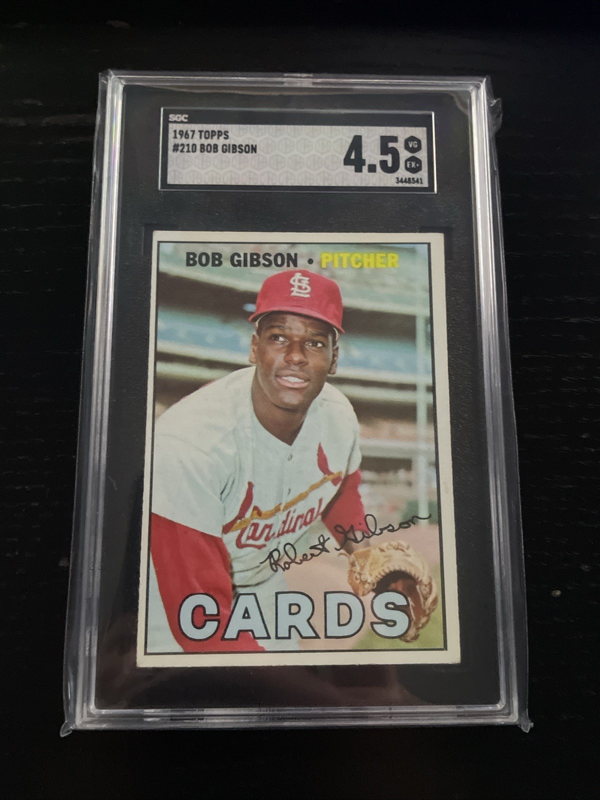 1967 Topps Bob Gibson #210 SGC 4.5