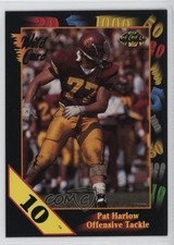 1991 Wild Card Draft 10 Stripe Pat Harlow #38 Rookie RC 0nr3. rookie card picture