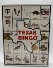New/Sealed Texas Bingo Vintage Game 1982 Lucy Hammett's School History Education