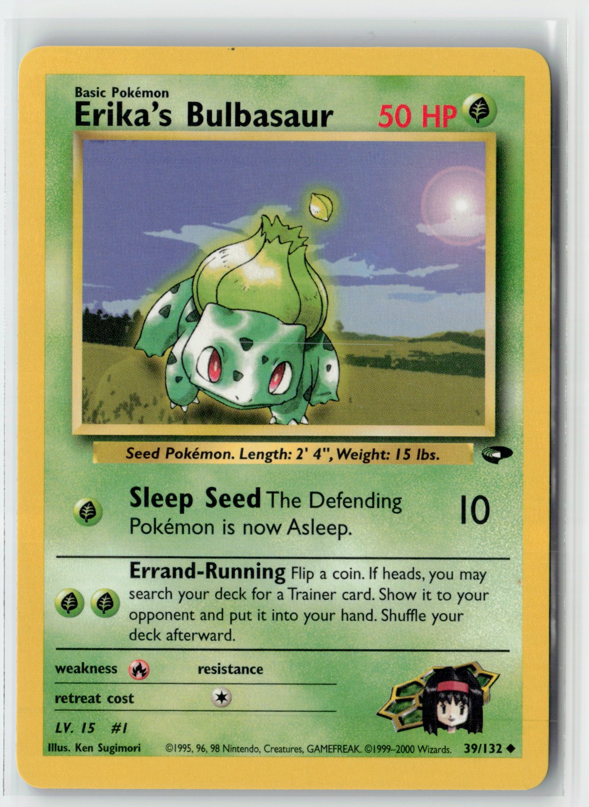 Erika's Bulbasaur #039/132 Gym Challenge 