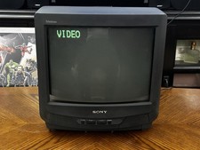 Sony Trinitron 13" KV-13M20 TV 1996  Retro Gaming
