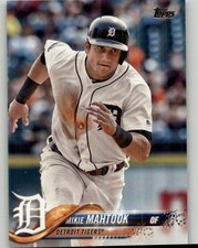 2018 Topps Mikie Mahtook #408 Detroit Tigers