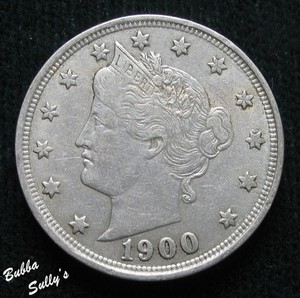 1900 Liberty Head 'V' Nickel XF Details