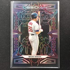 2023 Chronicles MLB WADE BOGGS Obsidian Electric Etch Red #45