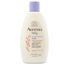 Aveeno Baby Calming Comfort Bath  Wash with Relaxing Lavender  Vanilla Scents