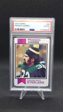 1973 Topps - Franco Harris #89 (RC) Rookie Card Pittsburgh Steelers PSA 4 VG-EX. rookie card picture