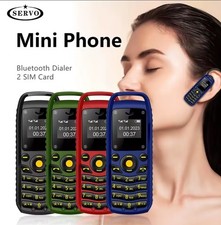 Mini Téléphone Portable Double Carte Sim Débloqué Miniphone Lecteur Mp3 Bluetoot