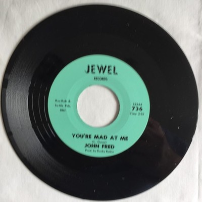 John Fred   You're Mad At Me / Lenne 7'', Single, Reissue