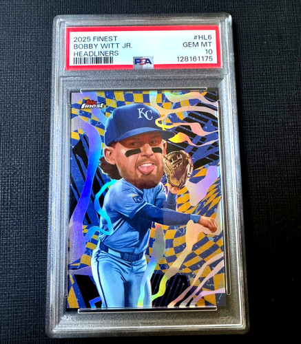 Bobby Witt Jr. #HL-6 2025 Topps Finest Headliners card