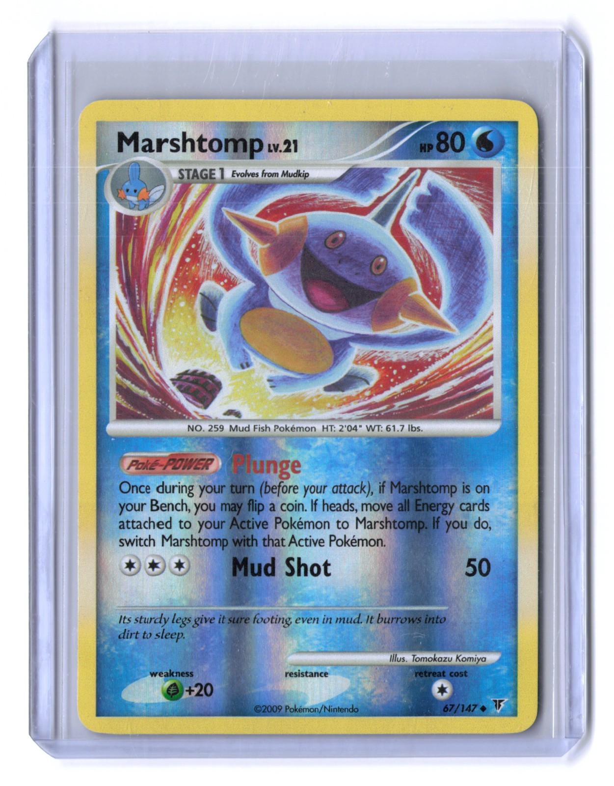 Marshtomp 67/147 Reverse Holo Platinum Supreme Victors Pokémon TCG NM Vintage