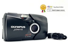  N MINT Olympus mju stylus  ii Black Point  Shoot 35mm Film Camera From JAPAN