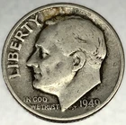 1949-D Roosevelt Dime - Circulated Condition - 90% Silver - US Coin - 2920