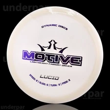 Dynamic Discs Lucid Motive Stock Disc Golf Disc UnderPar