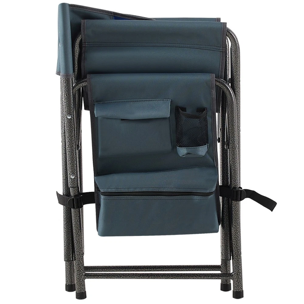 2-Piece Padded Folding Outdoor Chairs with Storage Pockets, Lightweight HCHI484609319680747527