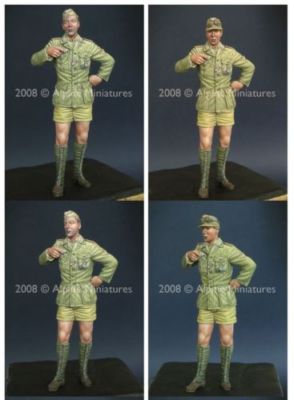 Alpine Miniatures 35072, German DAK Panzer Crew #1, Scale 1:35