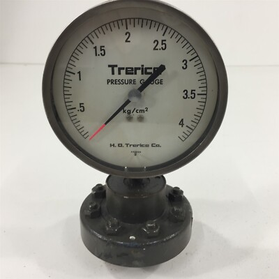 #ad Trerice 4kg cm Pressure Gauge with Diaphragm Plate 4.5quot; Face $59.99