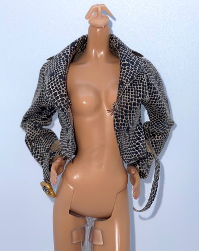 DC Wonder Woman 1984 WW84 Cheetah Doll Outfit Accessory Faux Snake Skin Jacket