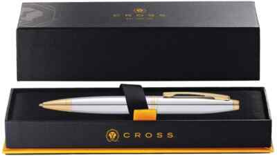 CROSS CALAIS MEDALIST 23KT GOLD BALLPOINT PEN $80 CHRISTMAS BIRTHDAY GIFT