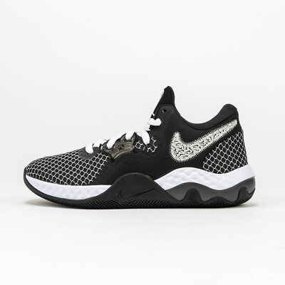 Nike Renew Elevate II Basketball Size 11 Sneaker White Black CW3406 004