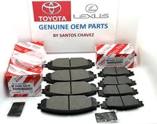 2014-2019 Toyota Highlander Front &Rear Brake Pad Set GENUINE OEM PART