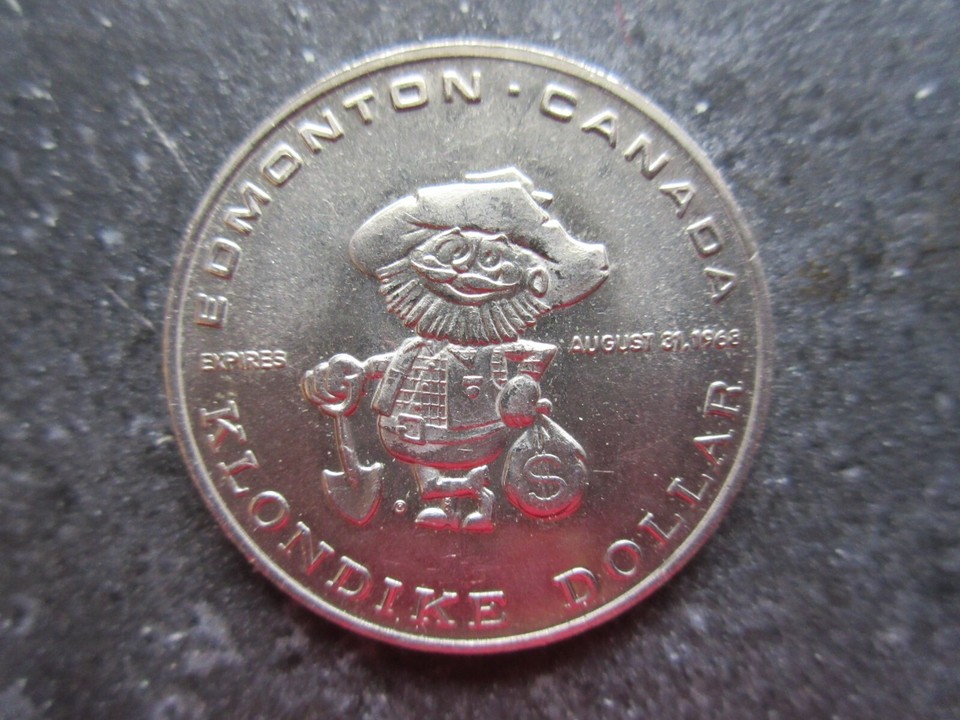 1968 Edmonton Canada Klondike Days Dollar eBay
