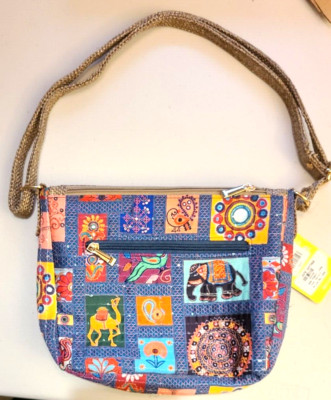 11'' x 9'' Jute Cottage Women's Handbag Made in India Unused  Original Tag