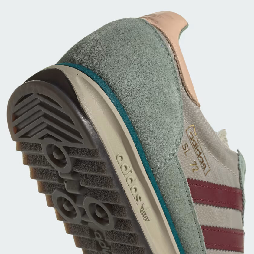 Mens adidas SL 72 RS Shoes IG4644 Putty Grey / Shadow Red