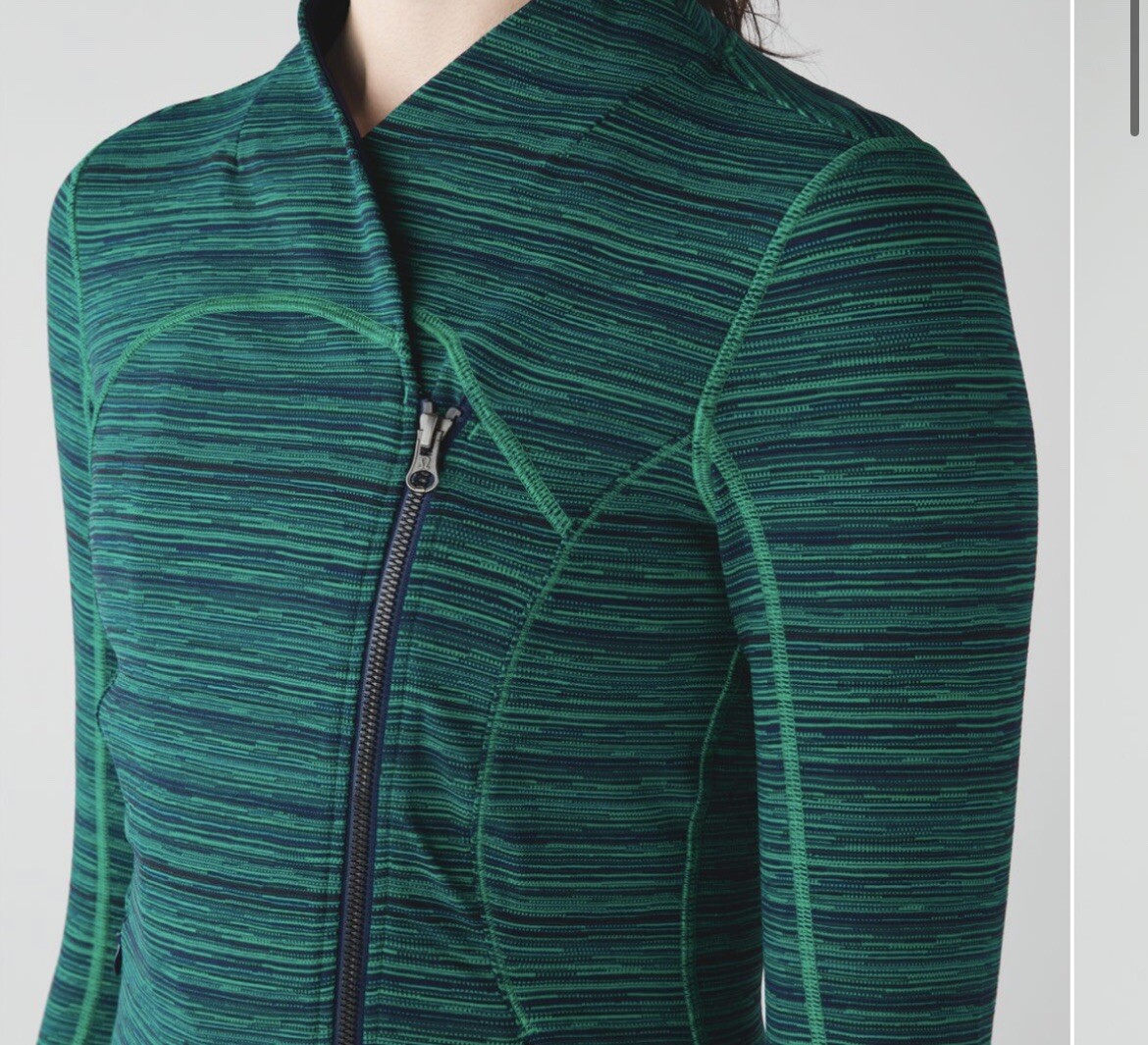 Lululemon Green Jungle Precision Jacket Womens 8 … - image 7