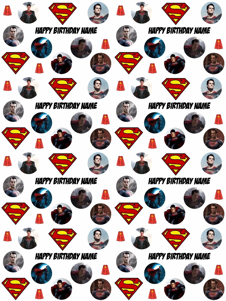 Superman hotsell wrapping paper