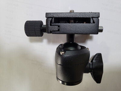 Ball Head, Swivel 360 Degrees, Quick Release Removable Plate, BRAND NEW IN BOX