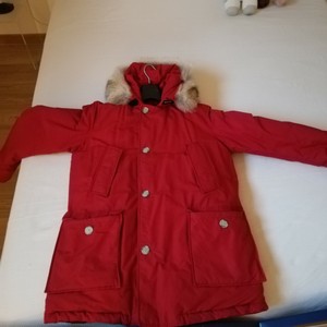parka woolrich rosso