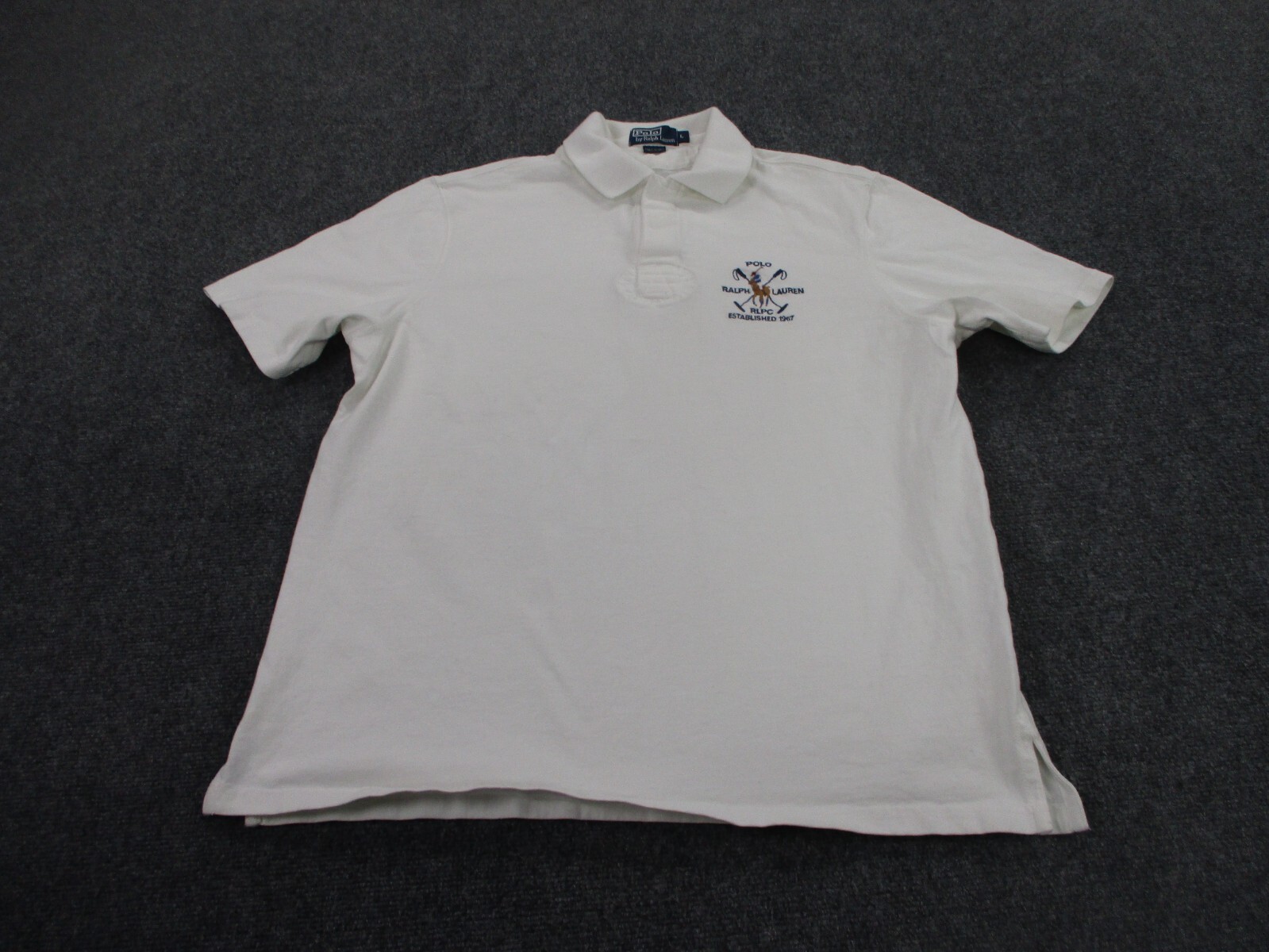 Polo Ralph Lauren camicia uomo L pony grande logo golf classico preppy sport rugby