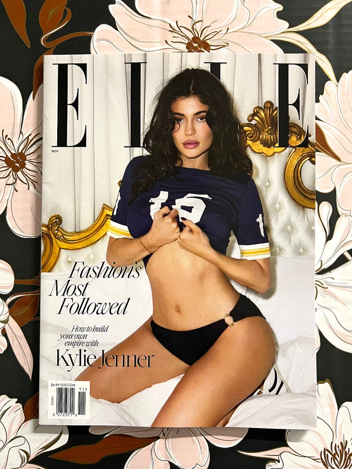 ELLE MAGAZINE NOVEMBER 2024 • KYLIE JENNER COVER • FASHION'S MOST FOLLOWED!