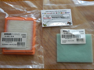 Paquete De 5 Filtros De Aire Originales KOHLER 14 083 22 S Para Modelos