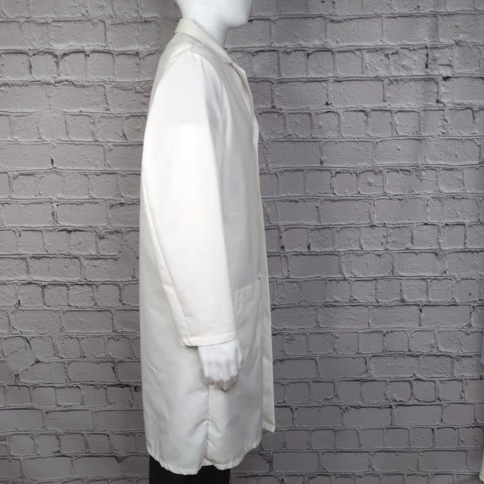 Red Kap "Microsoft Hands-On Lab" White Lab Coat, Men's 42 - Image 4 of 4